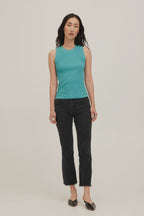 Player Racerback Rib Tank-Island Teal