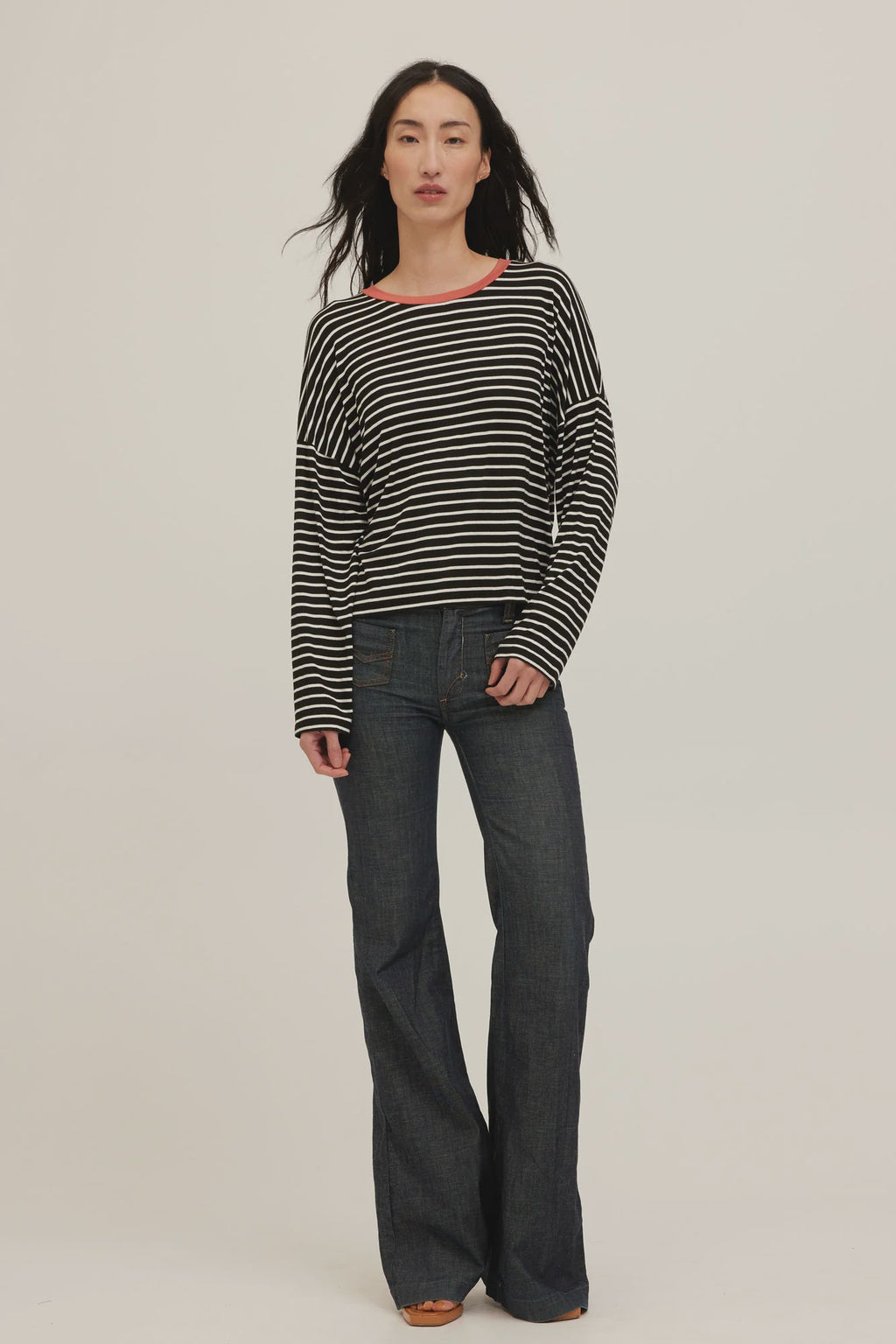 Captain Striped Boyfriend Long Sleeve