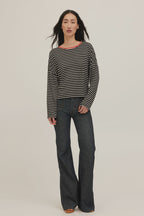 Captain Striped Boyfriend Long Sleeve