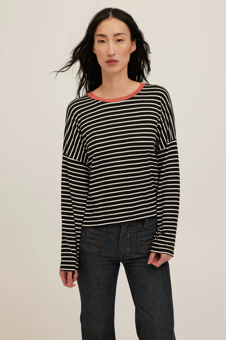 Captain Striped Boyfriend Long Sleeve
