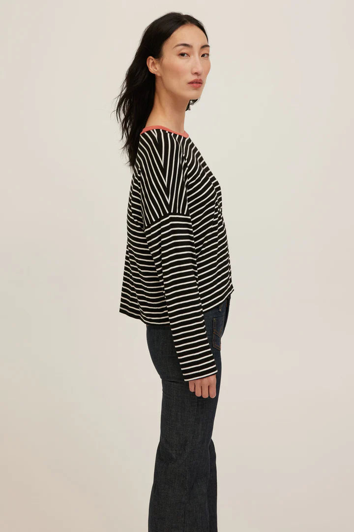Captain Striped Boyfriend Long Sleeve