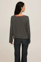 Captain Striped Boyfriend Long Sleeve