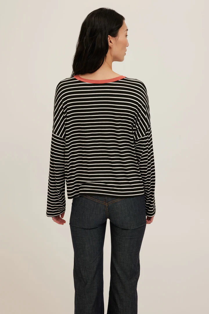 Captain Striped Boyfriend Long Sleeve