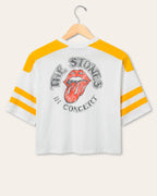 Stones Striped Cropped Tee