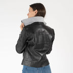 Lusan RF Black Womans Bonded Jacket