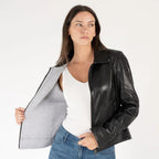 Lusan RF Black Womans Bonded Jacket