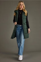 Dark Green Long Vest