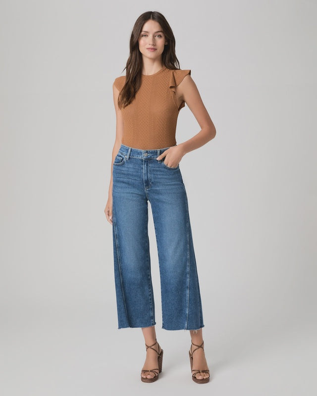 Anessa Wide Leg Jean-Hollyhock