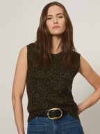 Soft Printed Shell Sweater