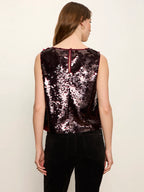 The Desired Paillette Shell Bordeaux