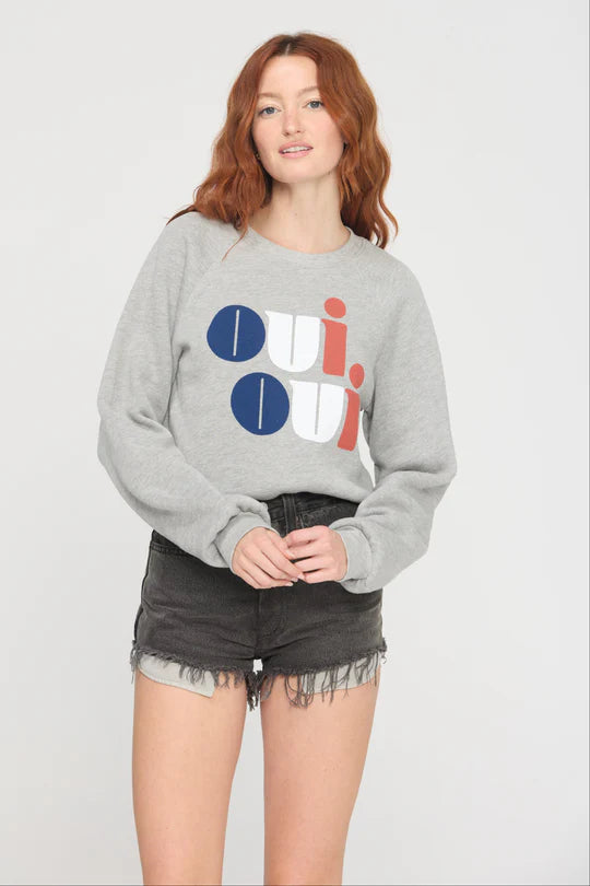 Oui Oui Shrunken Sweatshirt