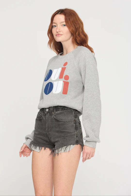 Oui Oui Shrunken Sweatshirt