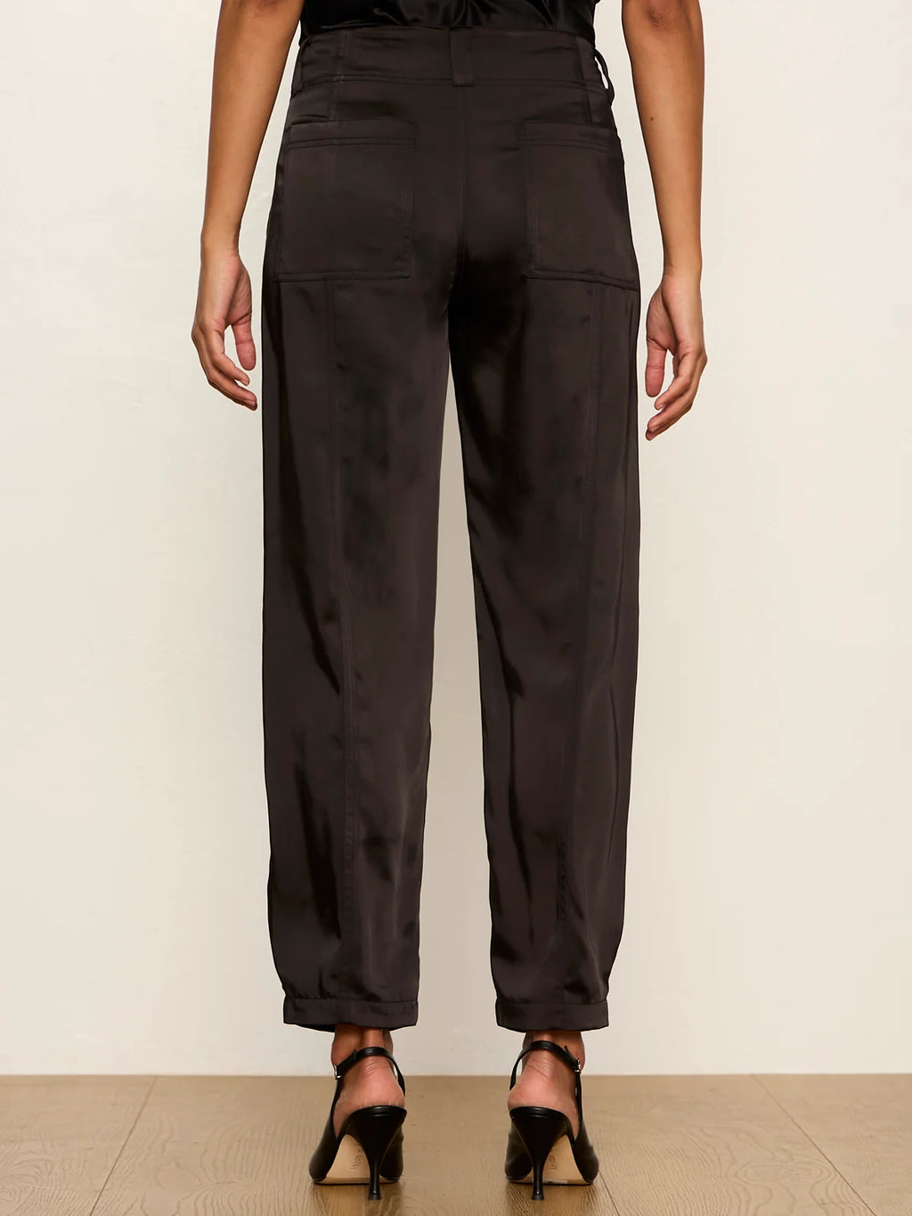 Sphere Satin Pant Black