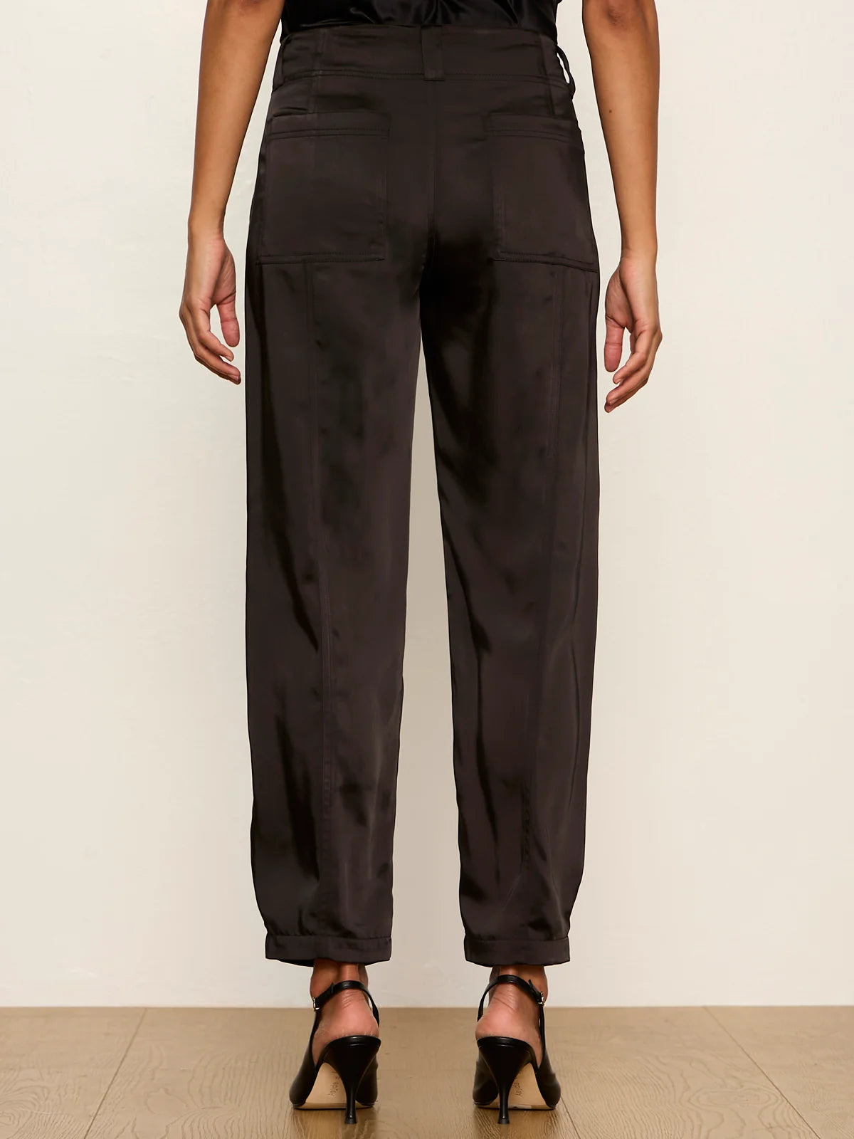 Sphere Satin Pant Black