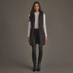 Black Long Vest