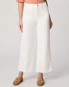 Anessa Wide Leg Jean-Tonal Ecru