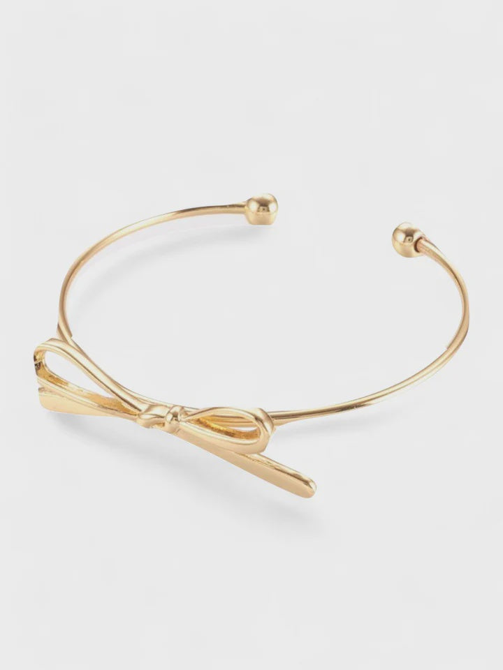 Tangled Bow Cuff Bracelet