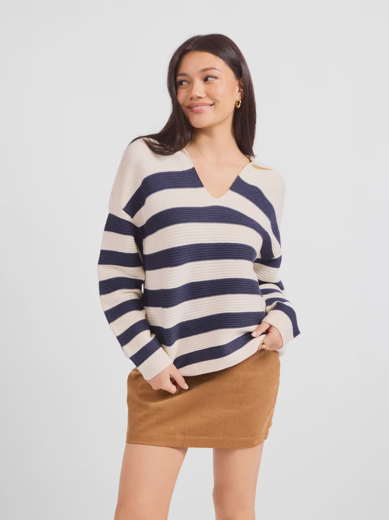 Manuscript Stripe Sweater