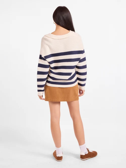 Manuscript Stripe Sweater