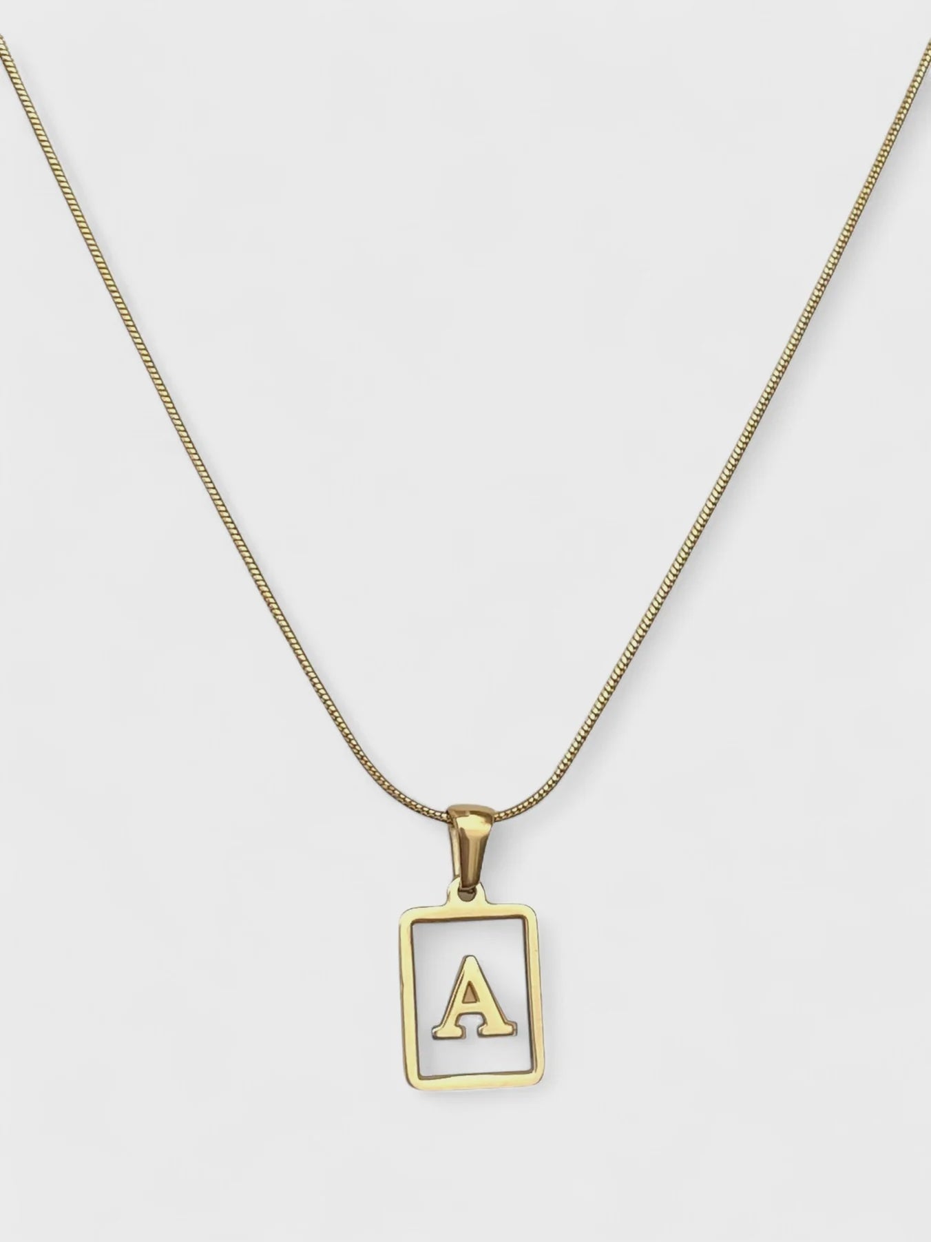 Free Agent Initial Necklace