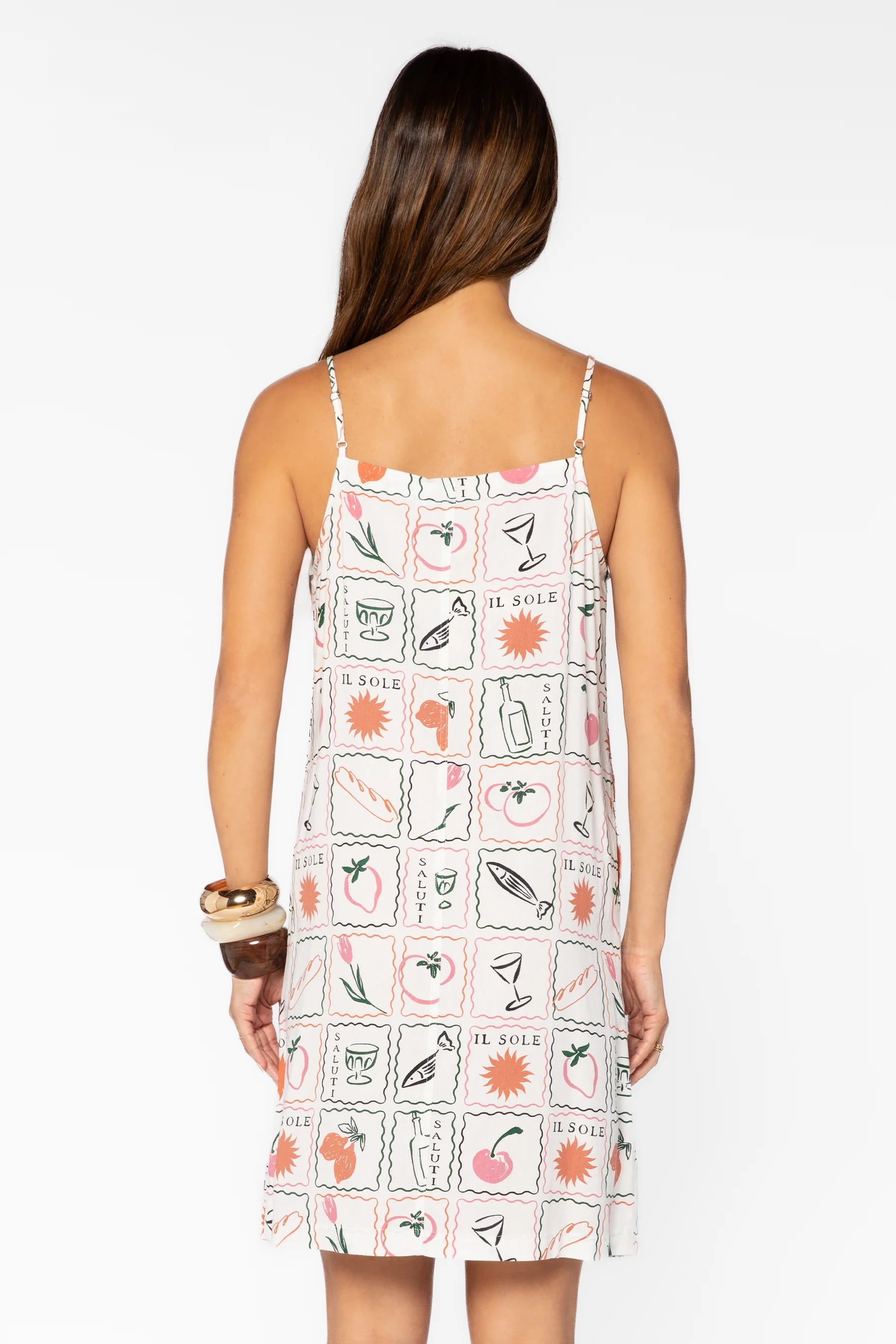Brianne Multi Stamp Dress