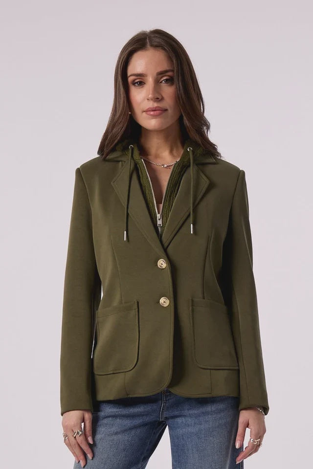 Toasty Blazer w/ Cable Knit