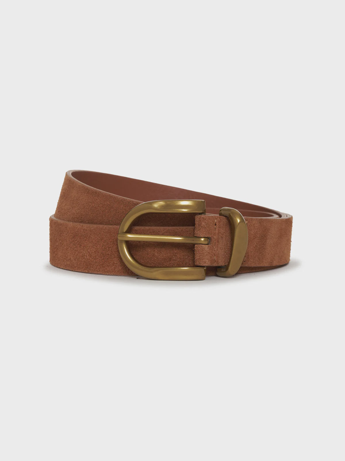 All Day Suede Belt-Ancient Clay
