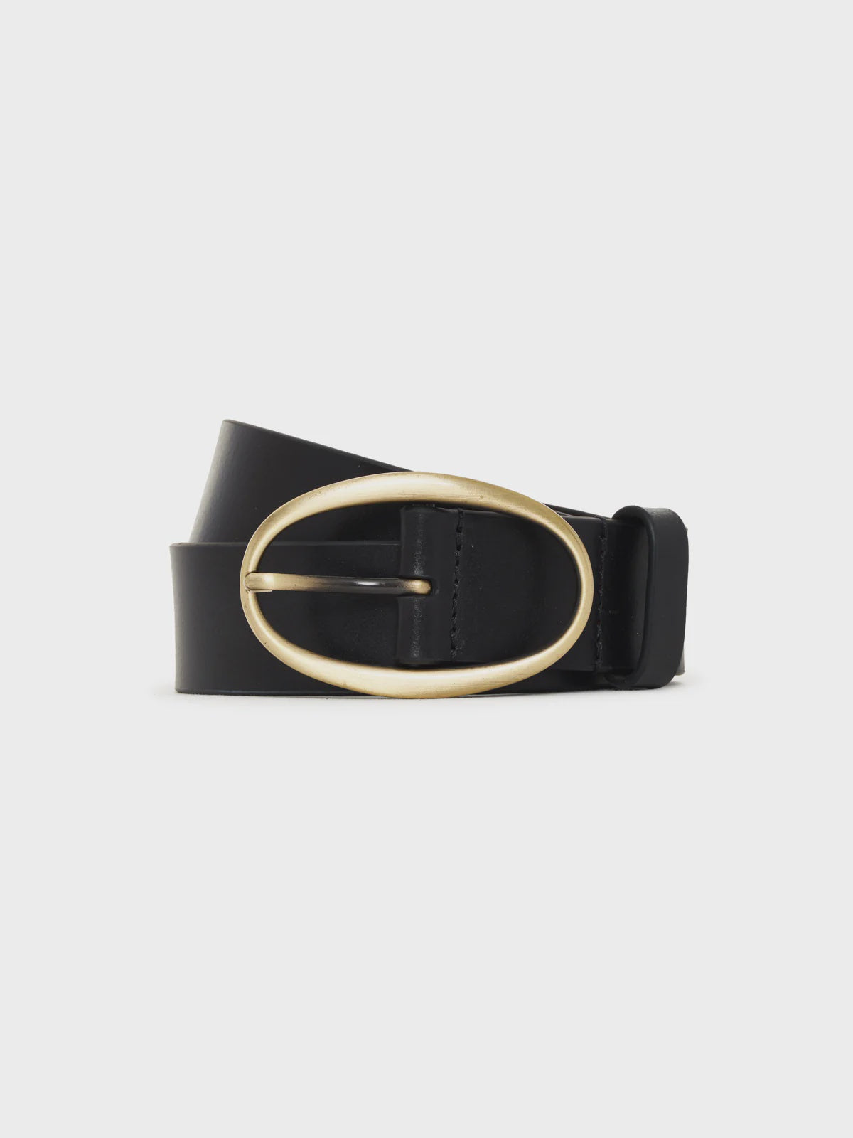 Endless Leather Belt-Black
