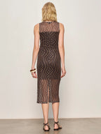 Desire More Mesh Cinch Dress