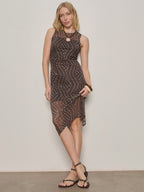 Desire More Mesh Cinch Dress