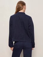 Ames Military Jacket-Navy Blazer