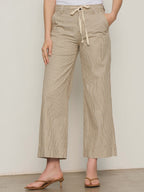 Lily Striped Cropped Pant-Lido Stripe