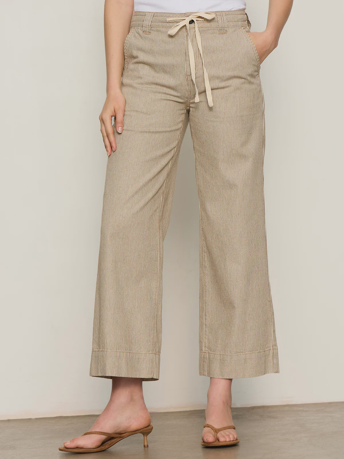 Lily Striped Cropped Pant-Lido Stripe