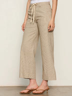 Lily Striped Cropped Pant-Lido Stripe