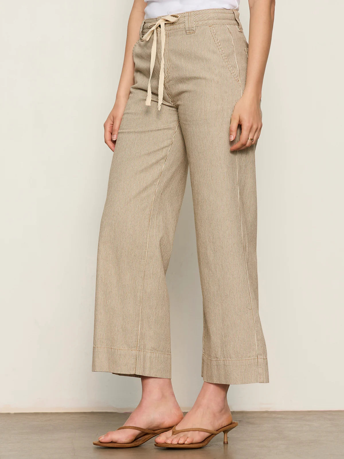 Lily Striped Cropped Pant-Lido Stripe
