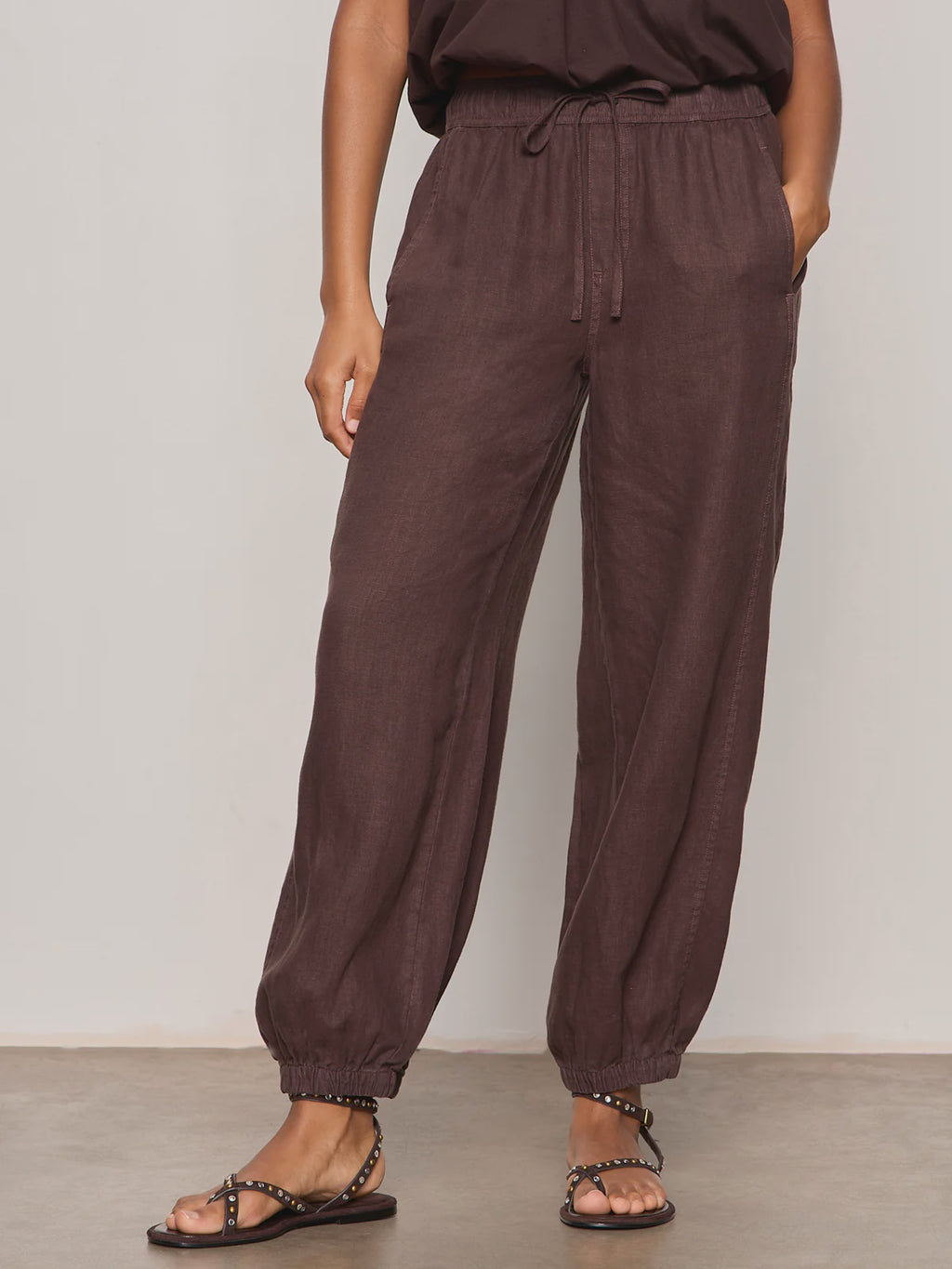Melody Micro Linen Balloon Pant