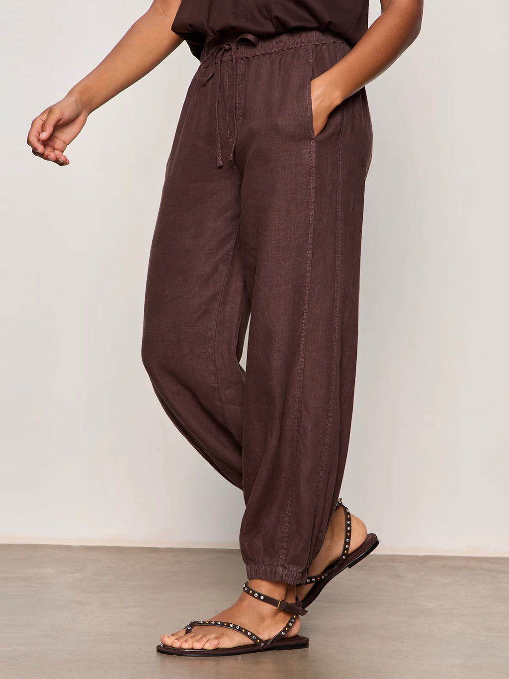 Melody Micro Linen Balloon Pant