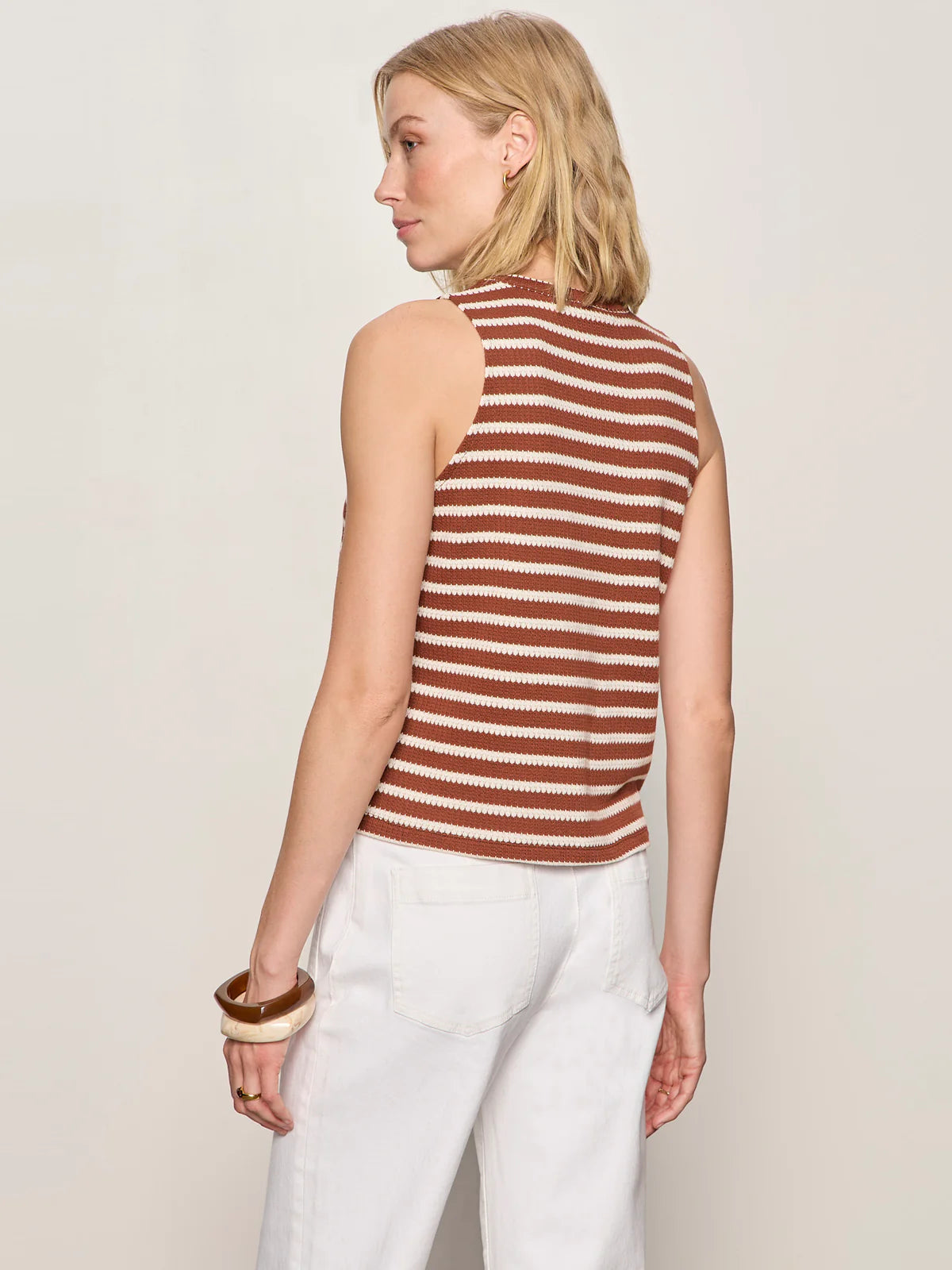 Campari Tank Clay Stripe