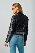 Cora Embroidered Front Zip Jacket
