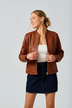 Katharina RF Leather Jacket