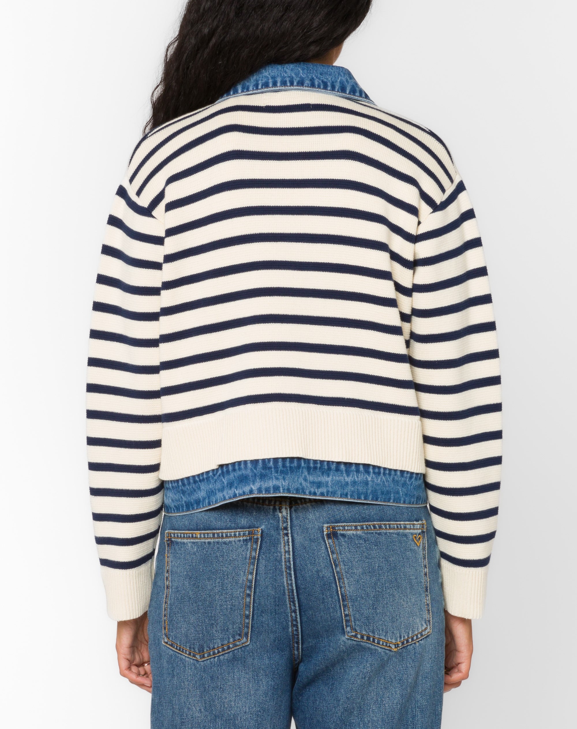 Francis Ivory Blue Jacket