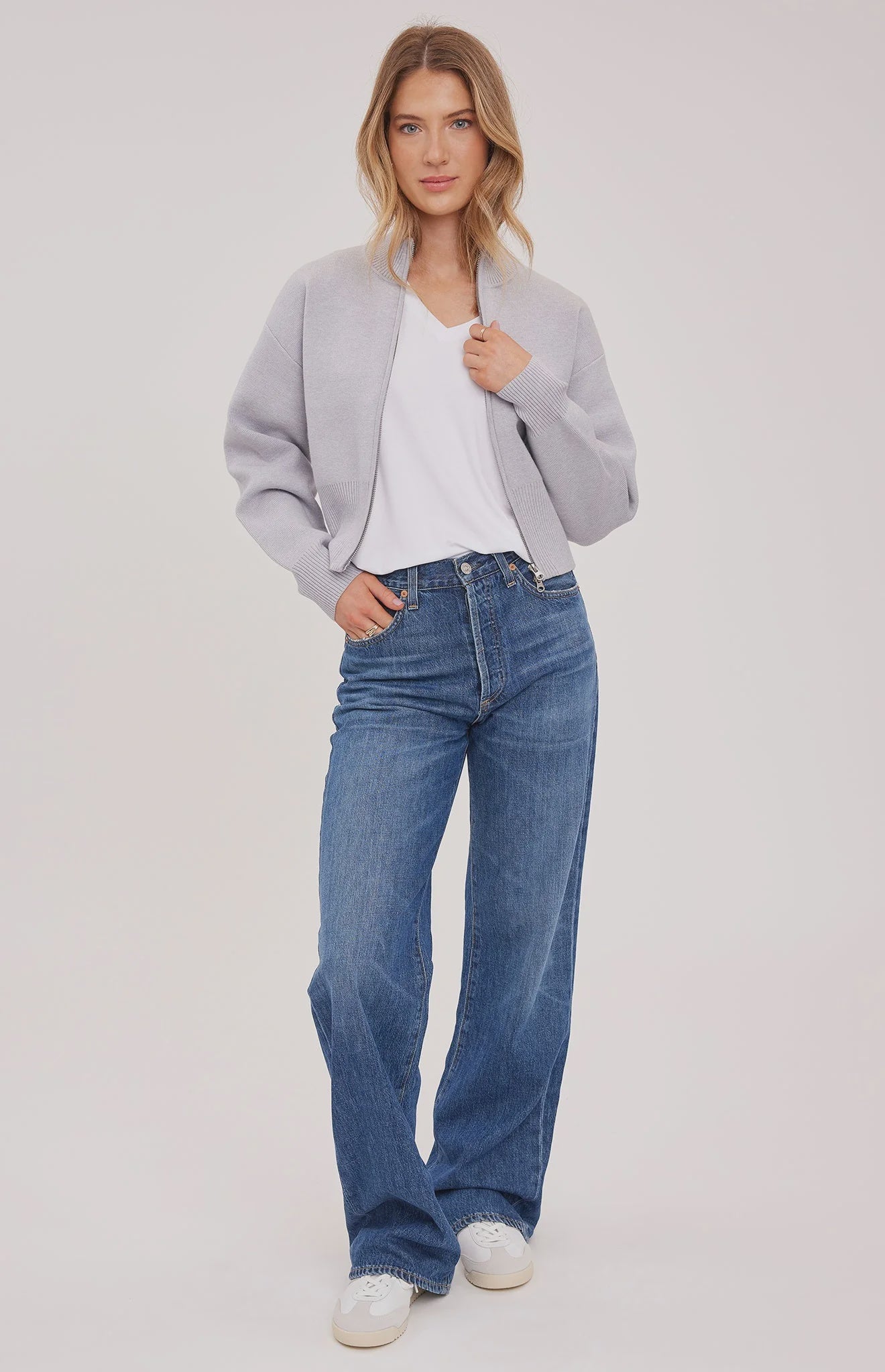 Rowan Zip Up Sweater