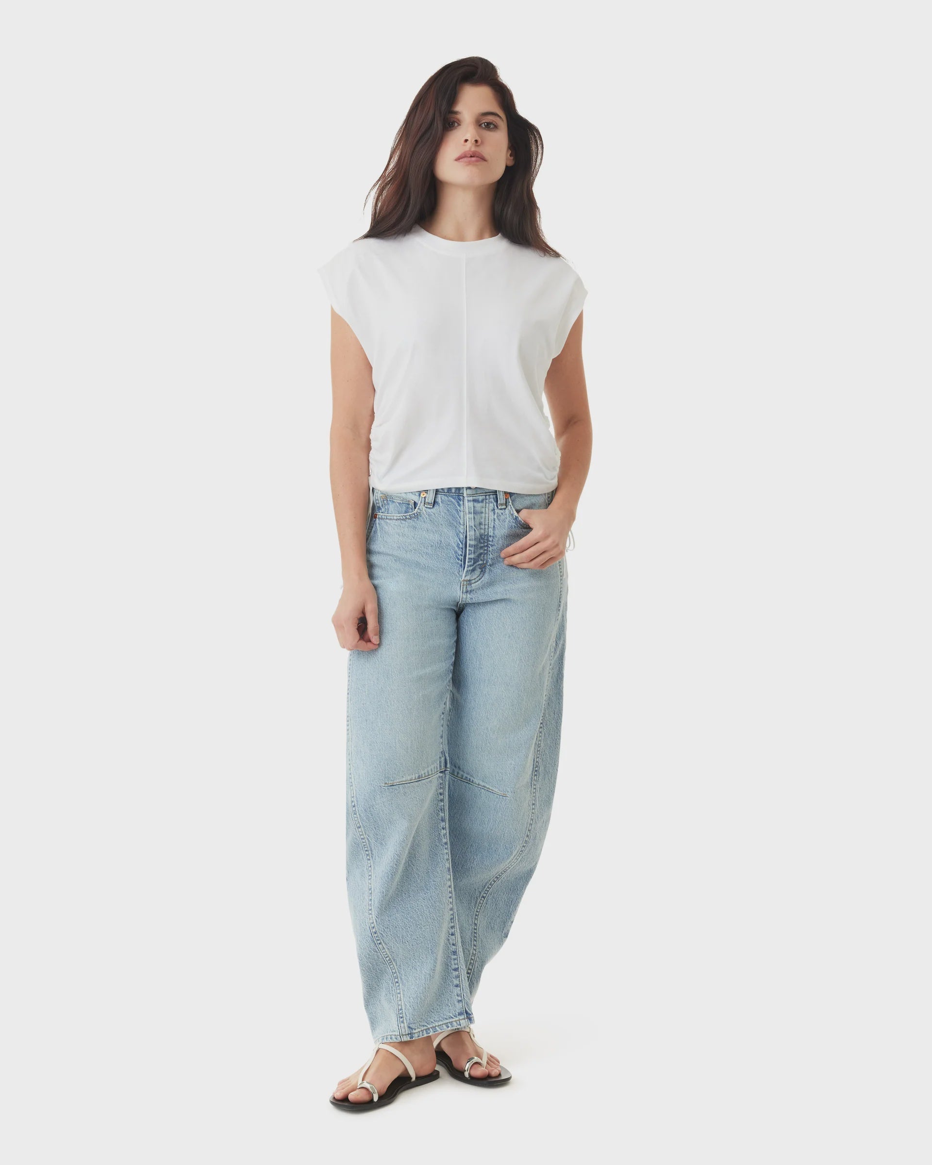 Harper Cropped Barrel-Aire