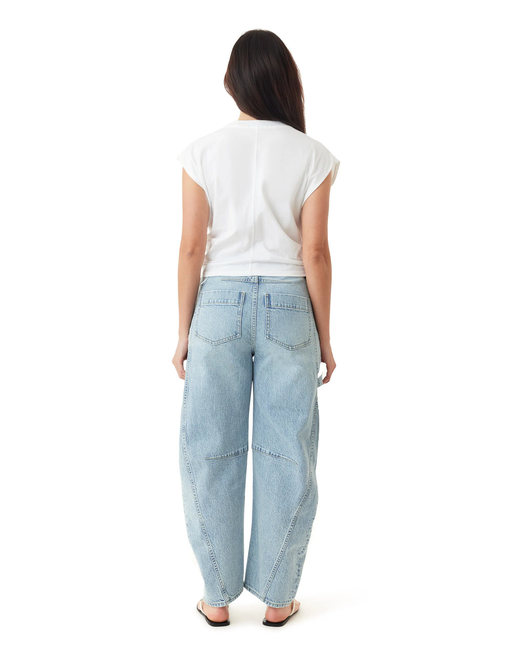 Harper Cropped Barrel-Aire