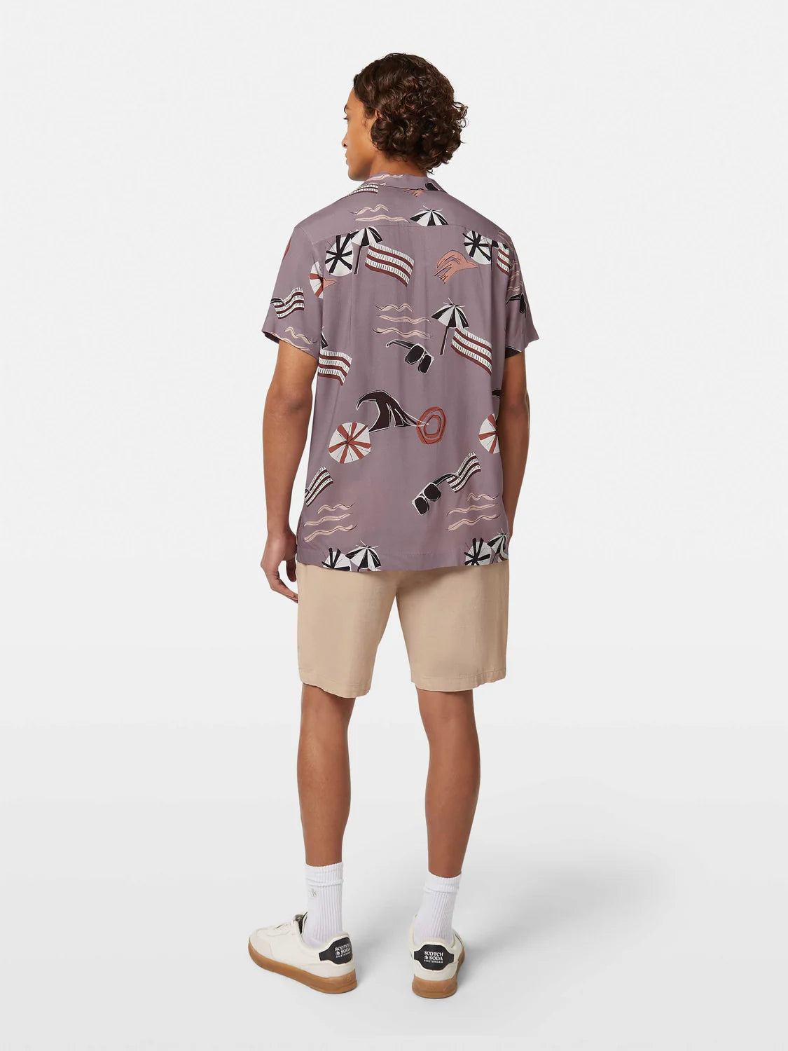 Short Sleeved Regular Fit Viscose Shirt