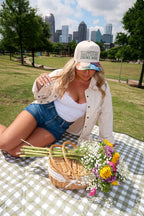 Happiness Grows Here Hat