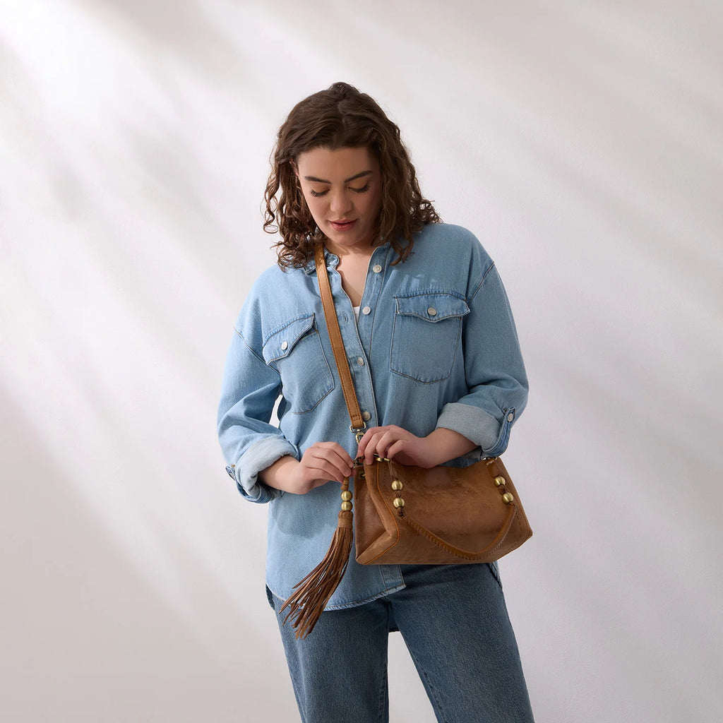 Seneca Shoulder Crossbody-Whiskey