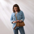 Seneca Shoulder Crossbody-Whiskey
