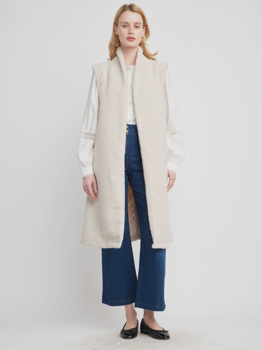 Julian Short Sleeve Sherpa Vest main image 0