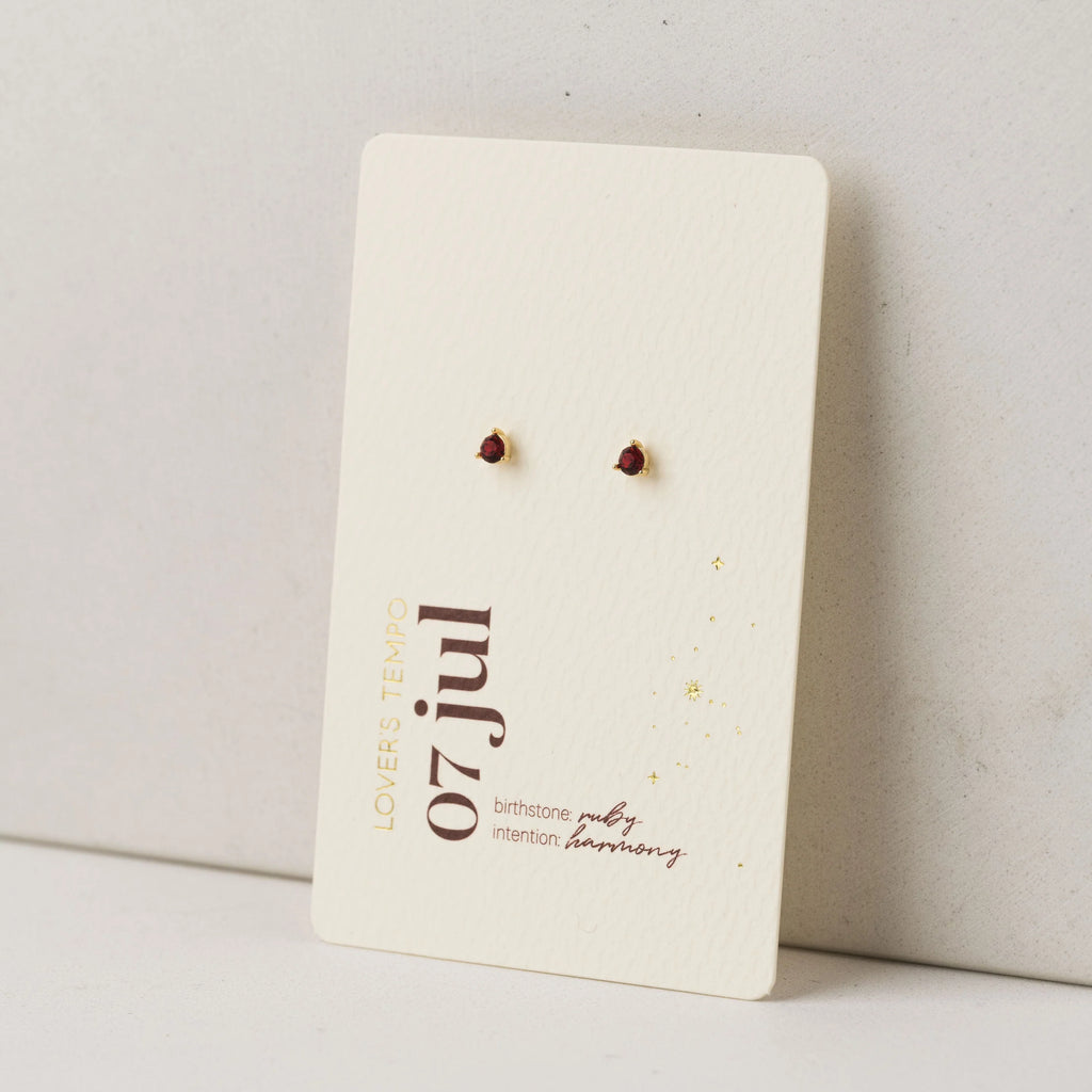 Kaleidoscope Birthstone Studs